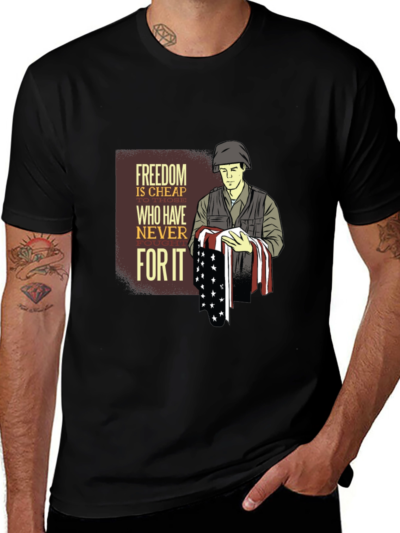 Freedom is Cheap T-Shirt - Veteran Graphic Tee