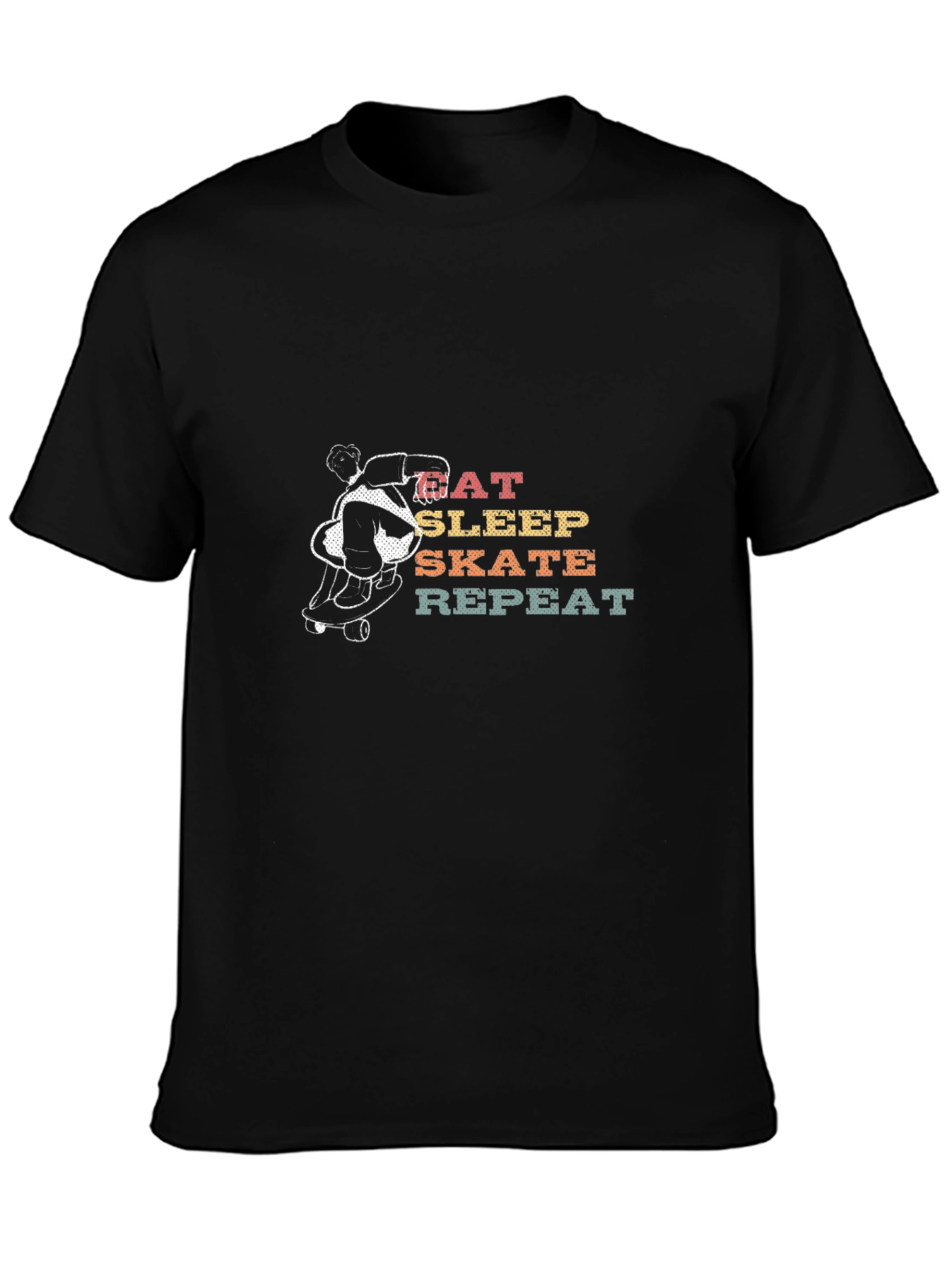 Eat Sleep Skate Repeat Graphic Tee