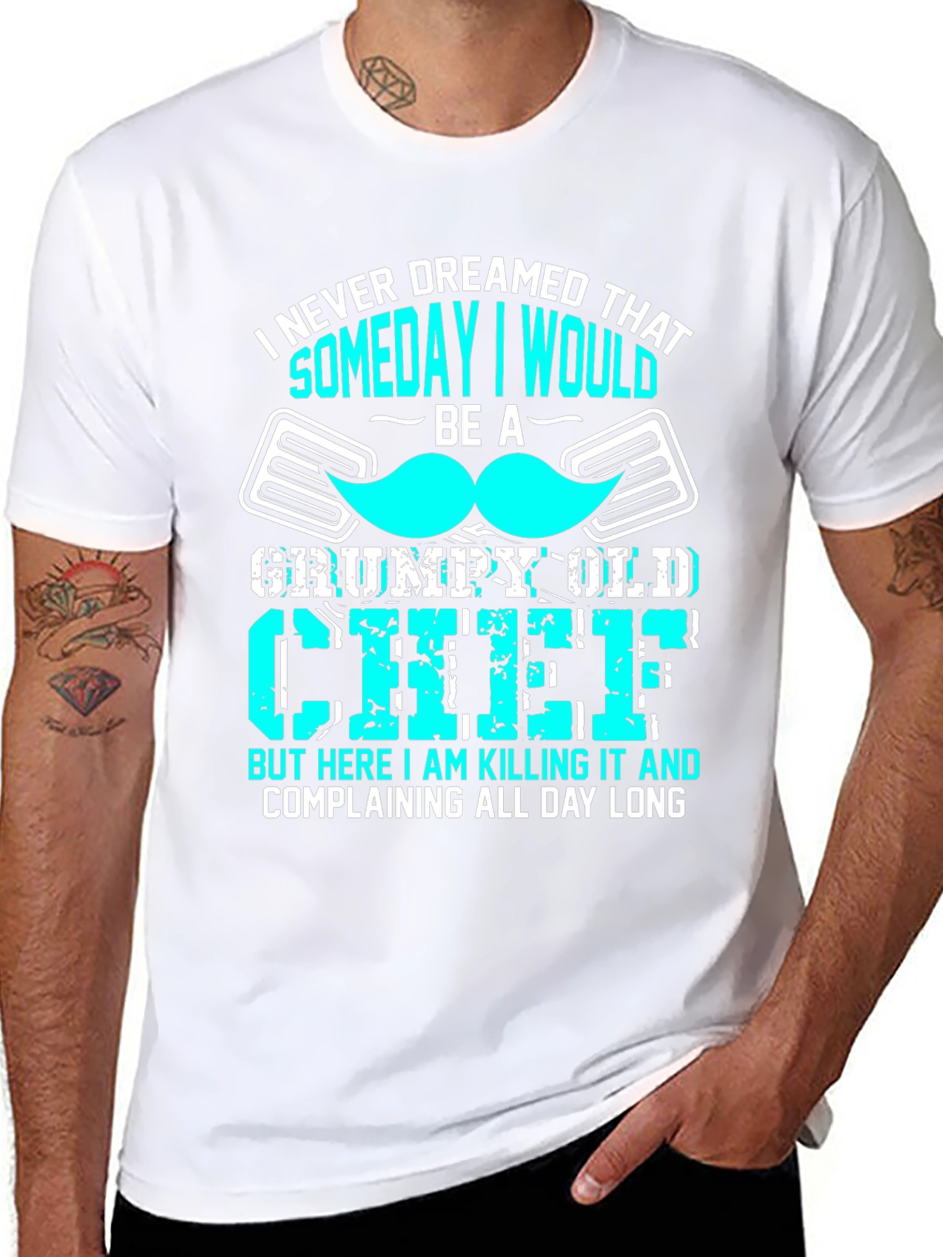 Grumpy Old Chef T-Shirt - Funny Chef Gift