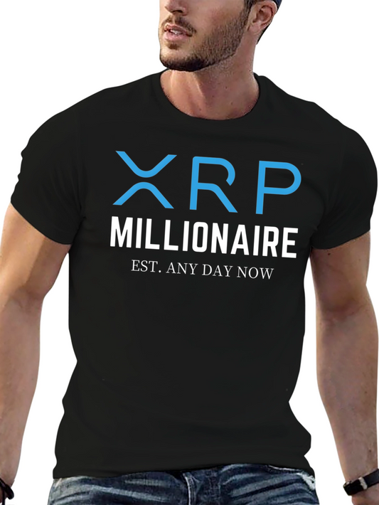 XRP Millionaire T-Shirt - Crypto HODL Tee