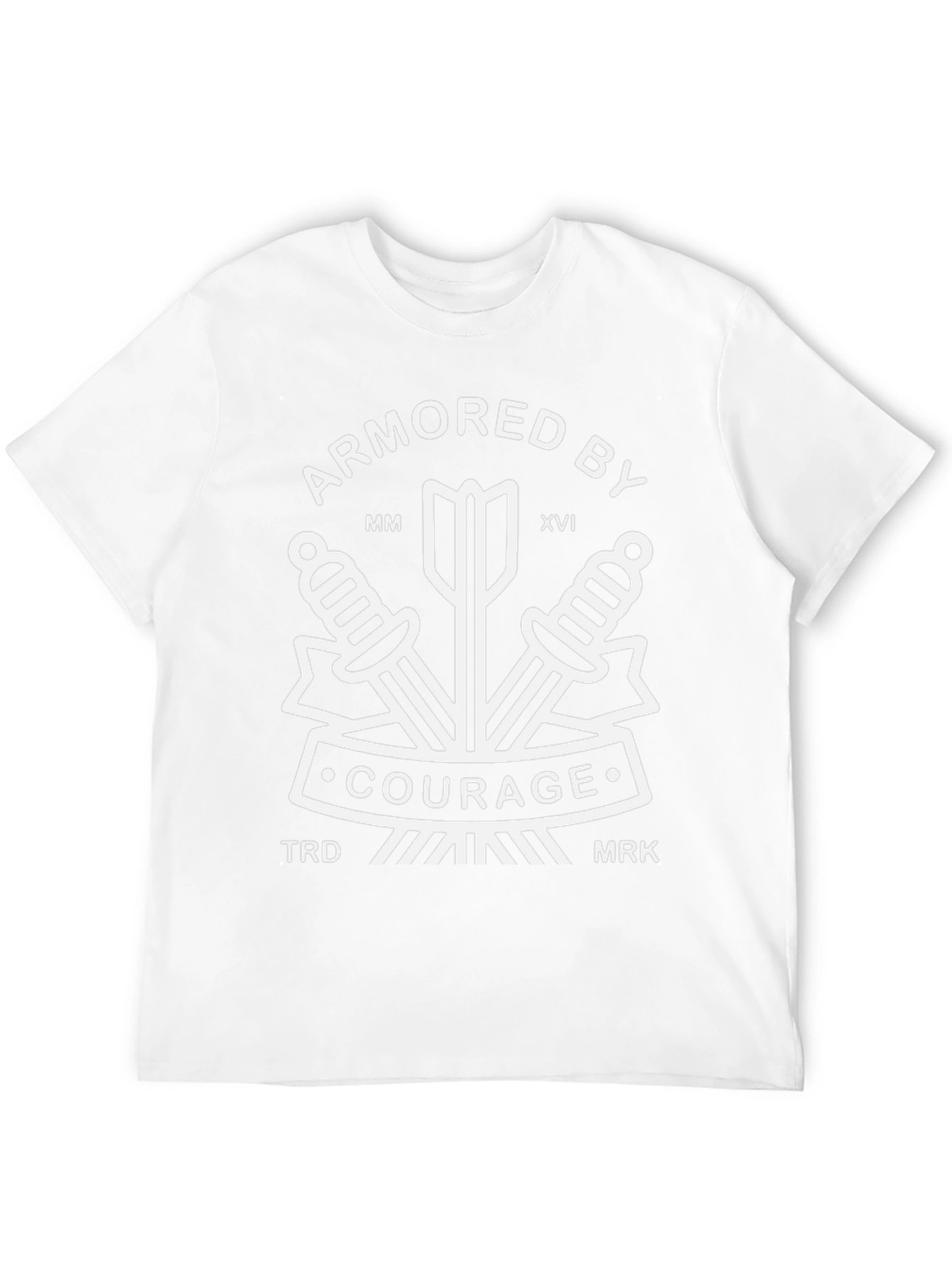 Armored by Courage Graphic Tee - Black