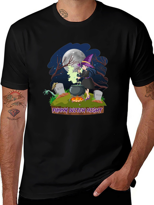 Funny Witch Night T-Shirt