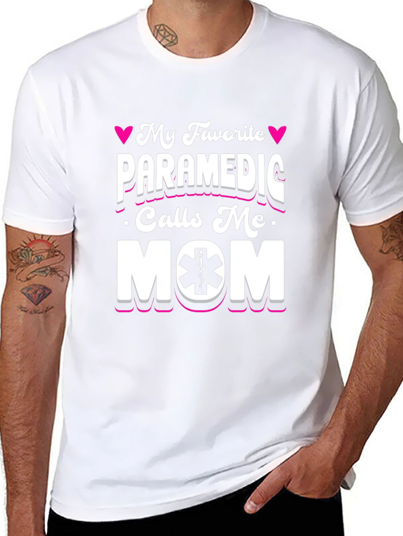 Favorite Paramedic Mom Graphic Tee