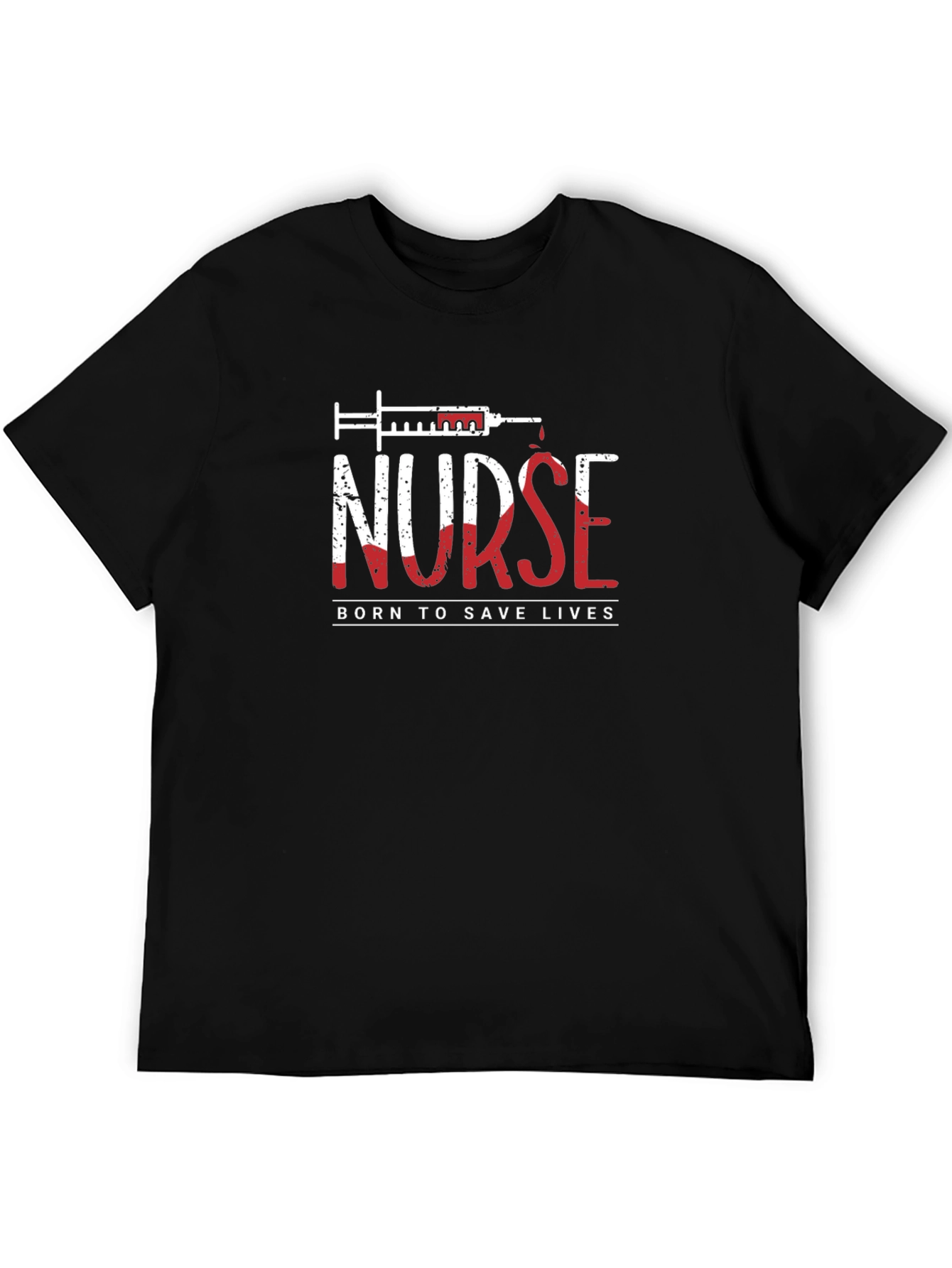 Nurse Born to Save Lives Graphic T-Shirt