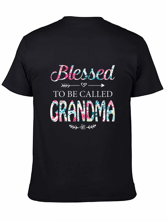 Blessed to be Called Grandma Floral T-Shirt