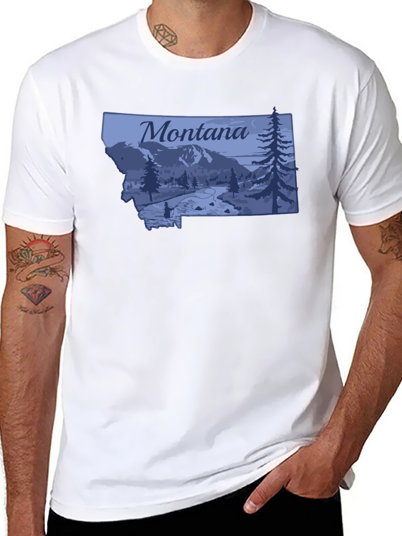 Montana Graphic T-Shirt - Black