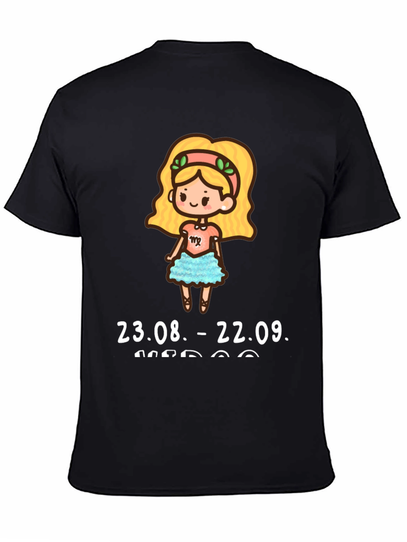 Virgo Zodiac Sign Graphic Tee
