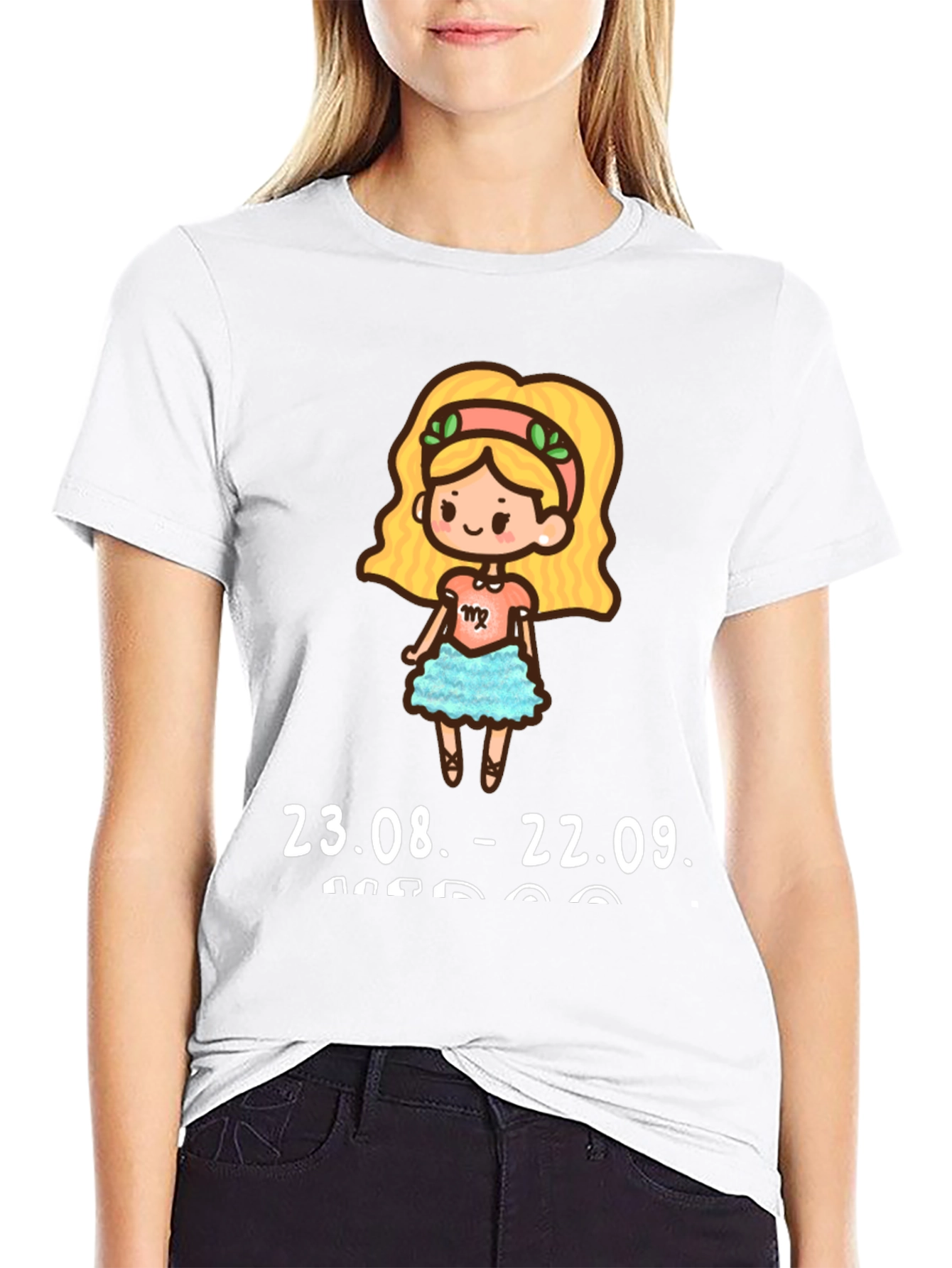 Virgo Zodiac Sign Graphic Tee