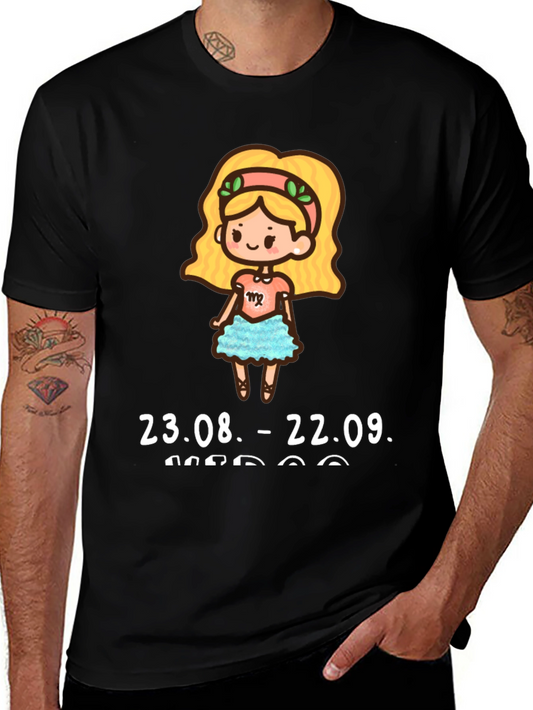 Virgo Zodiac Sign Graphic Tee