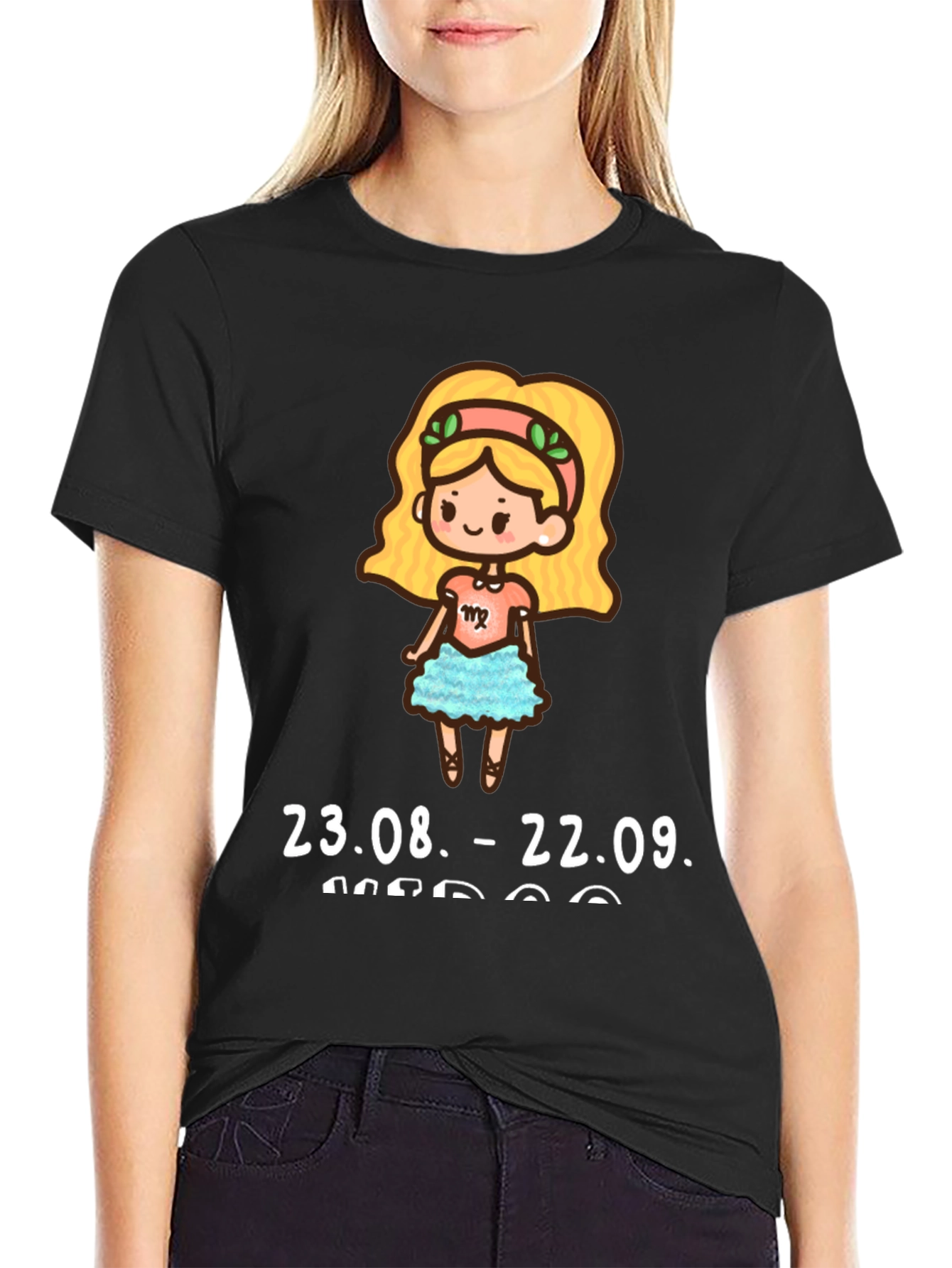 Virgo Zodiac Sign Graphic Tee