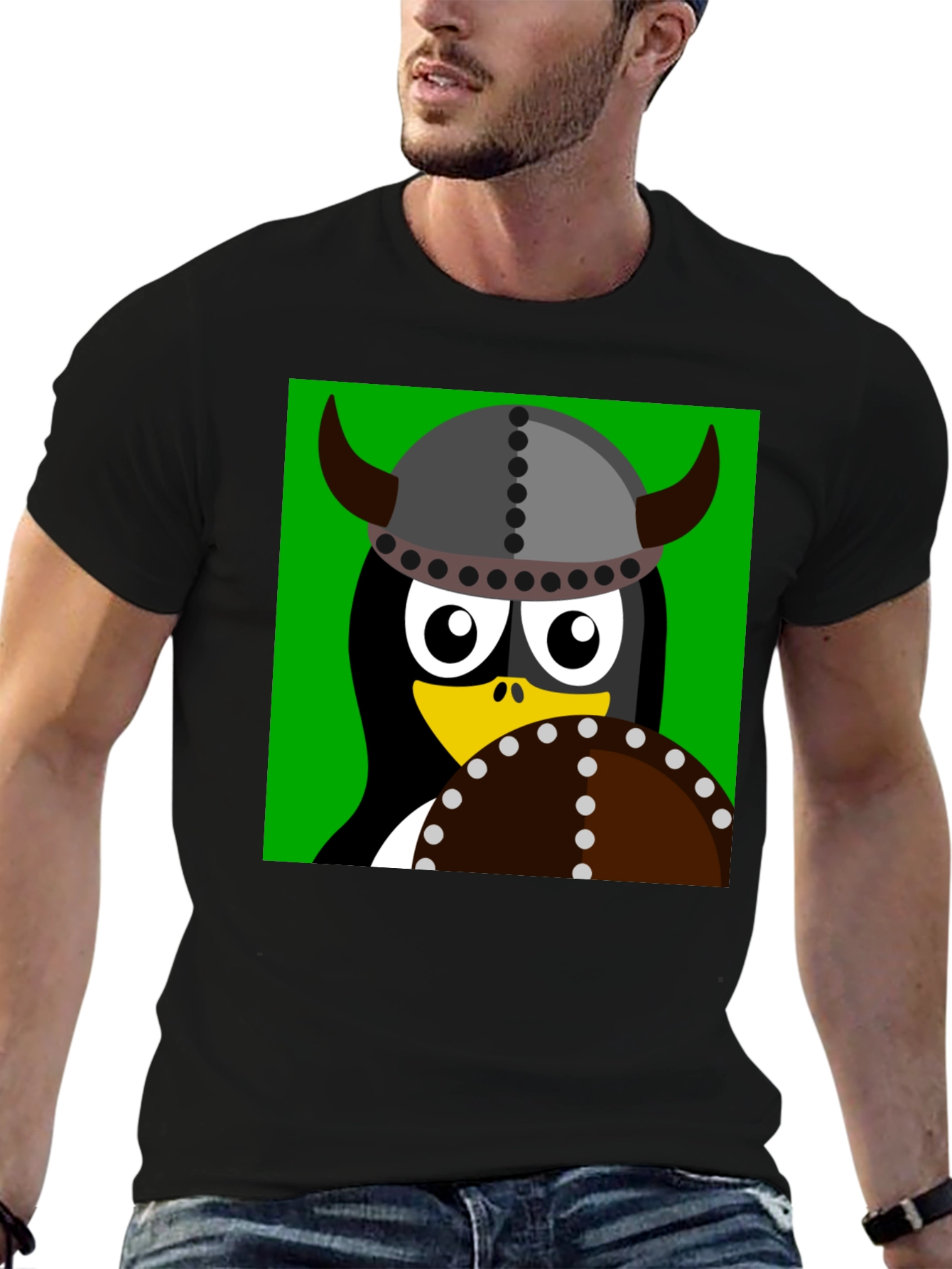 Viking Penguin Graphic T-Shirt - Black