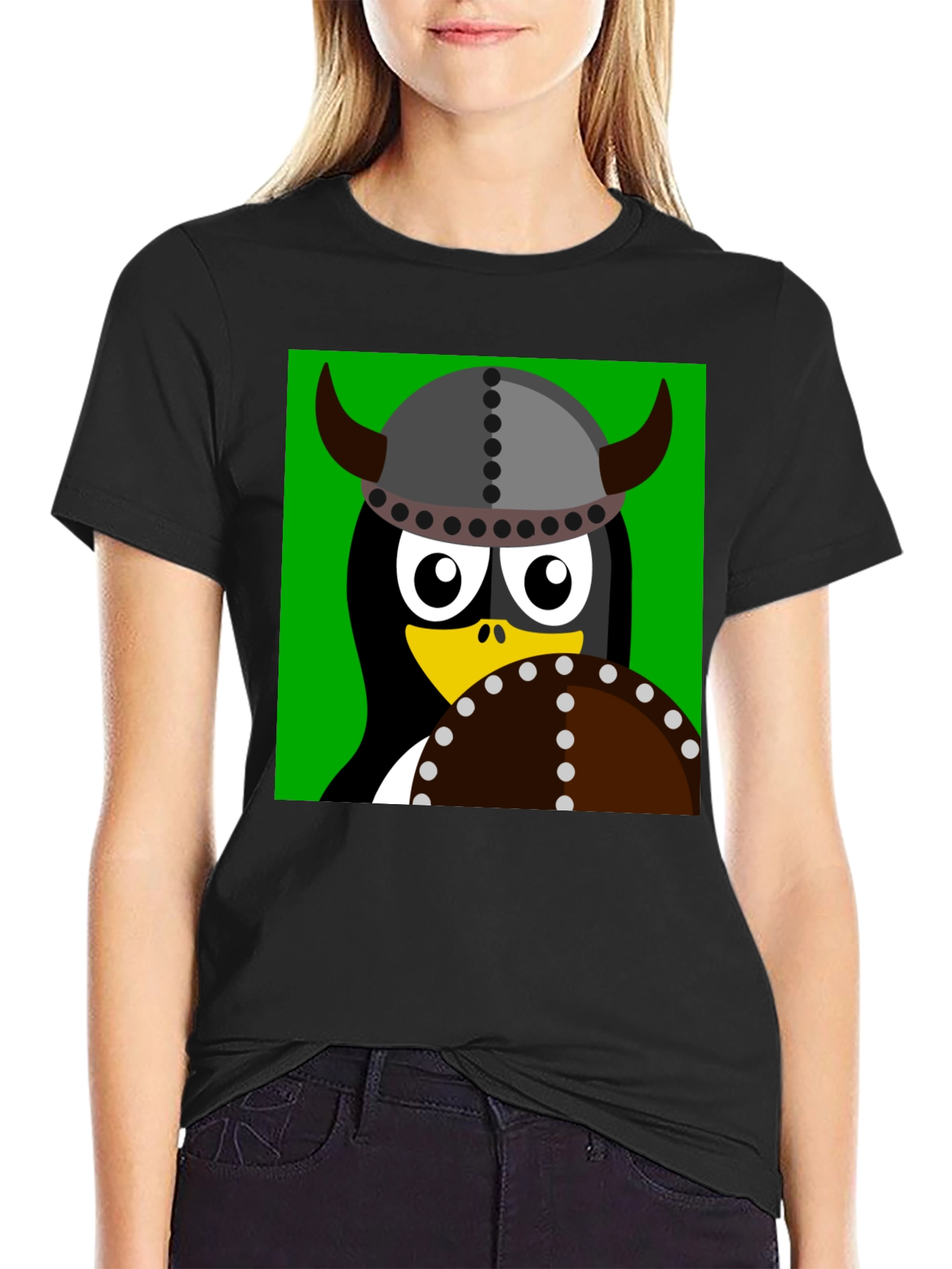 Viking Penguin Graphic T-Shirt - Black
