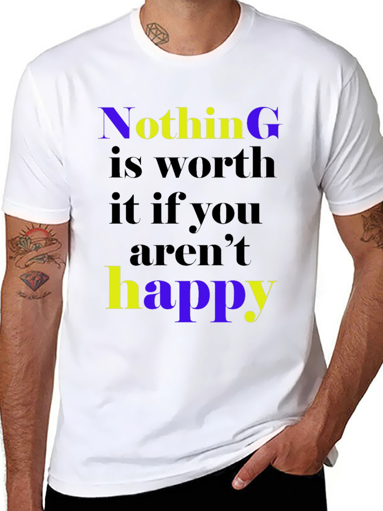 Motivational Graphic Tee: Nothing is Worth it!