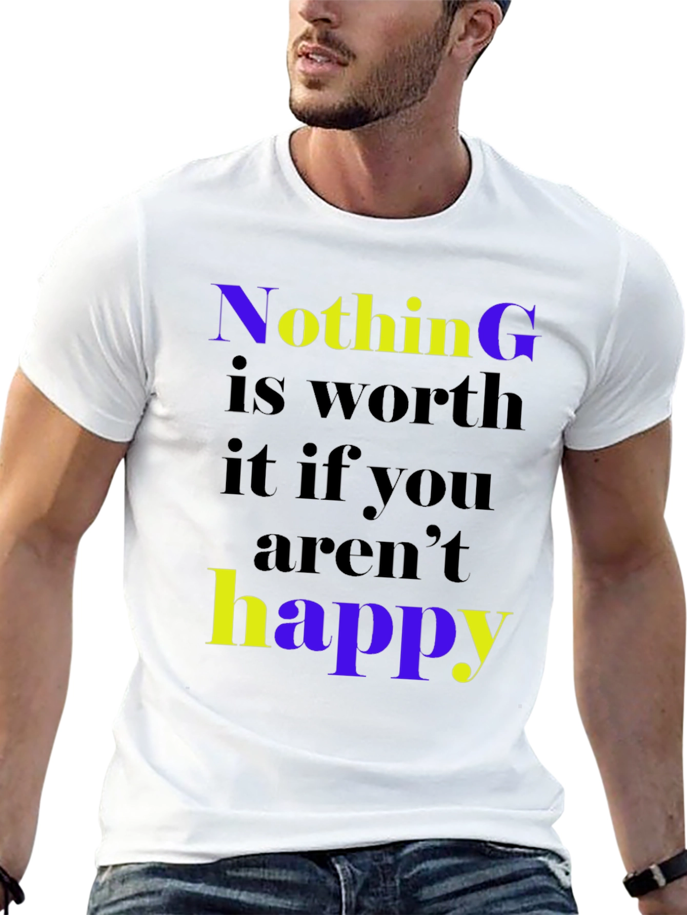 Motivational Graphic Tee: Nothing is Worth it!