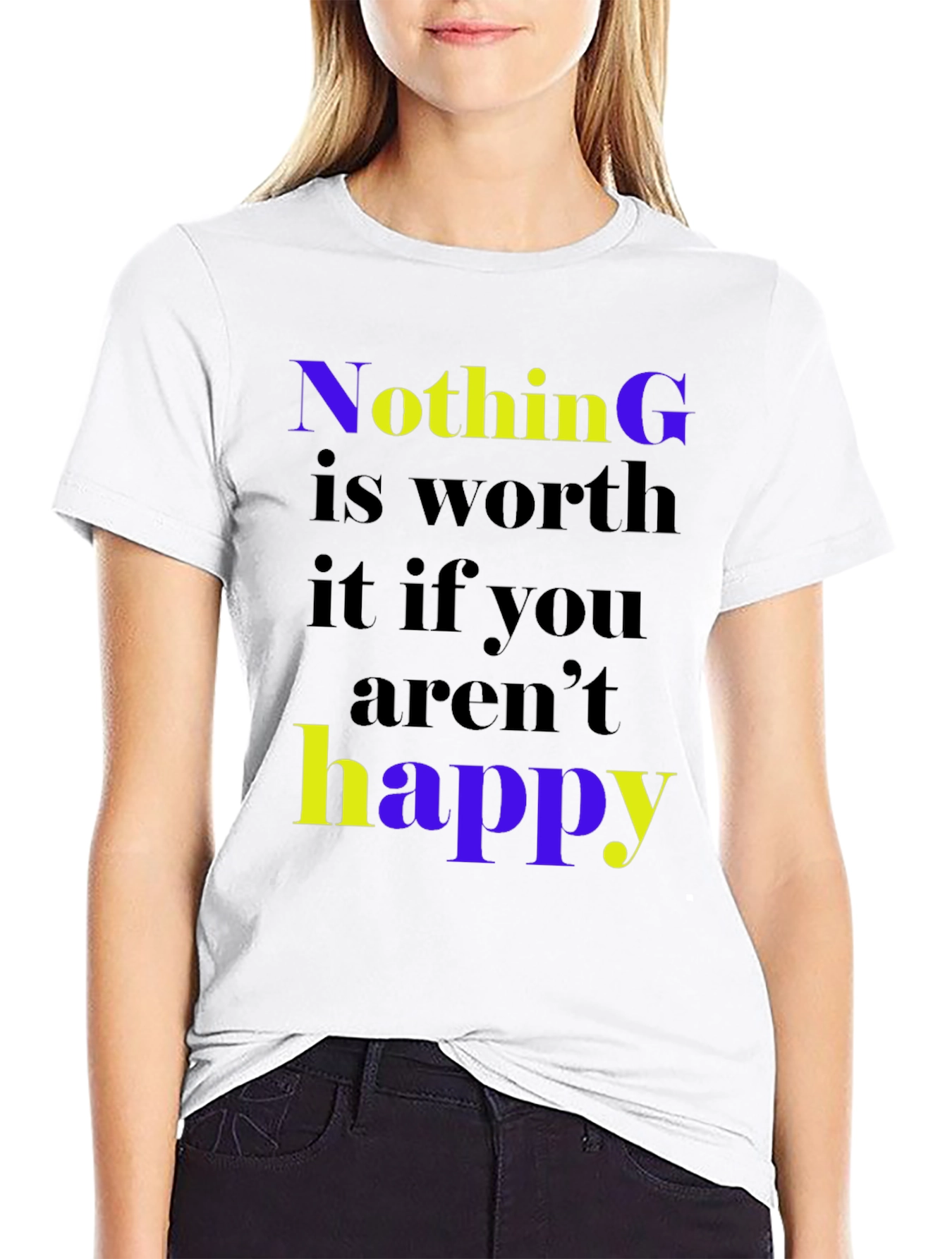 Motivational Graphic Tee: Nothing is Worth it!