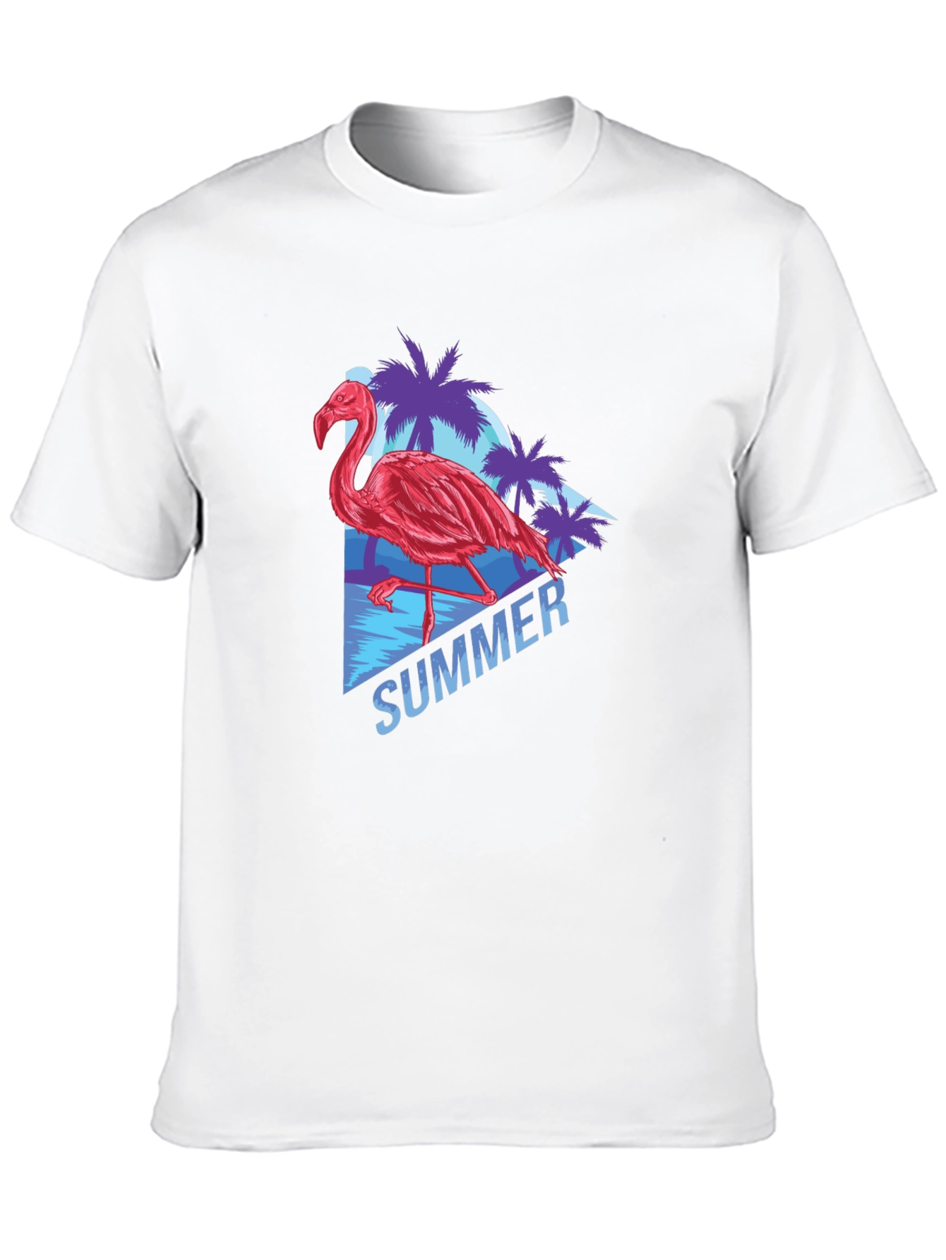 Summer Flamingo T-Shirt - Tropical Vibes