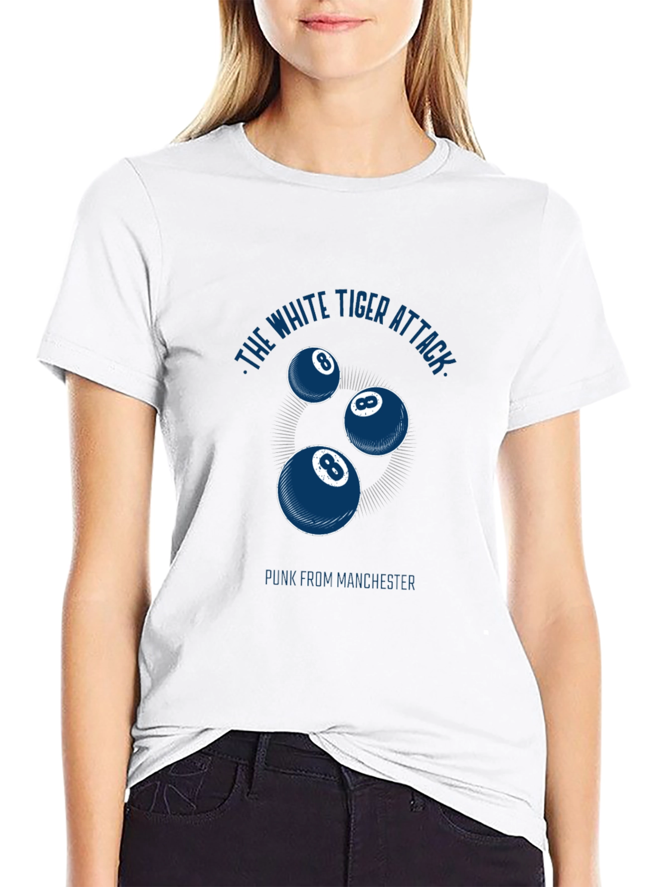 The White Tiger Attack Graphic Tee