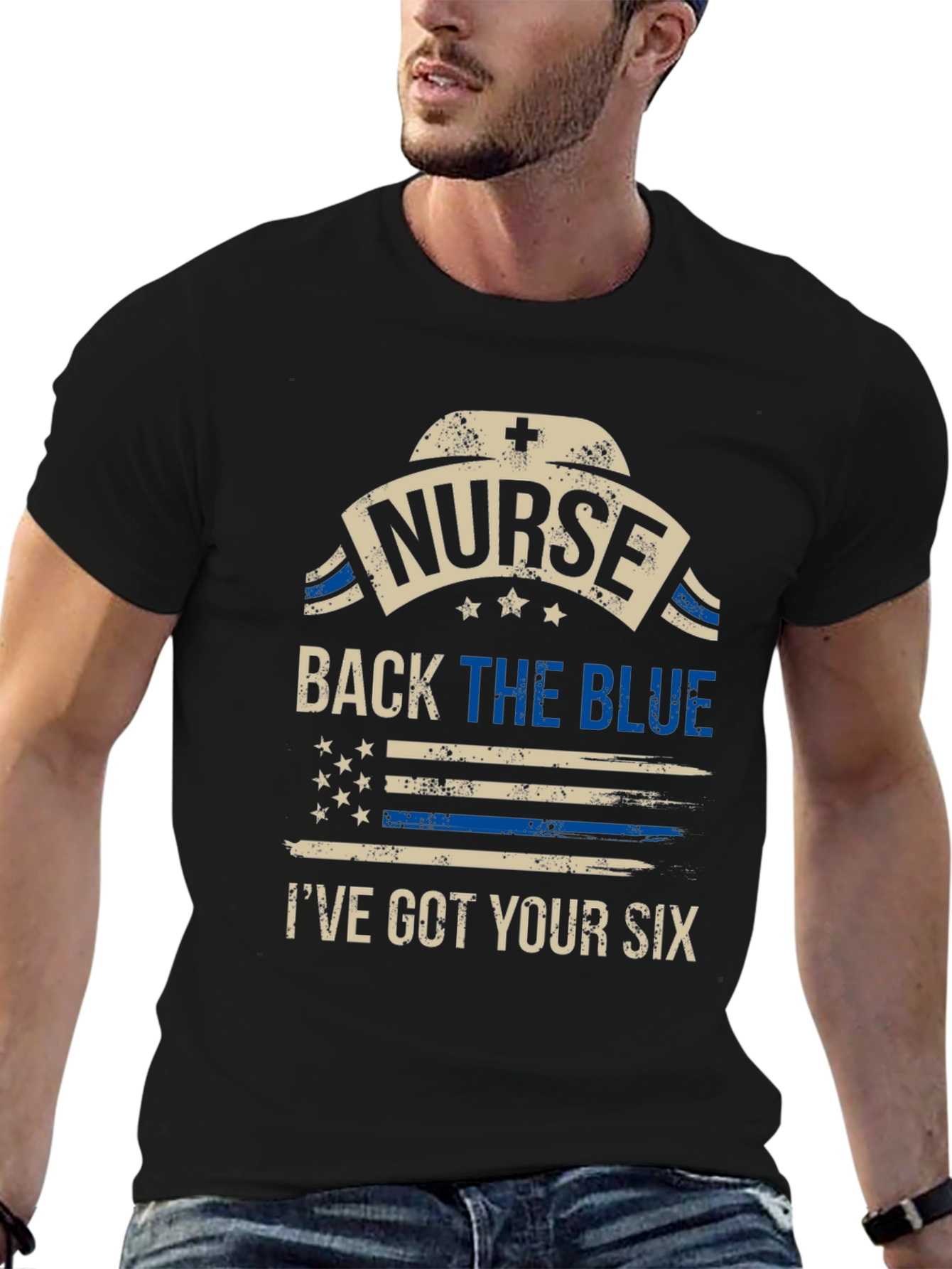 Nurse Back the Blue T-Shirt