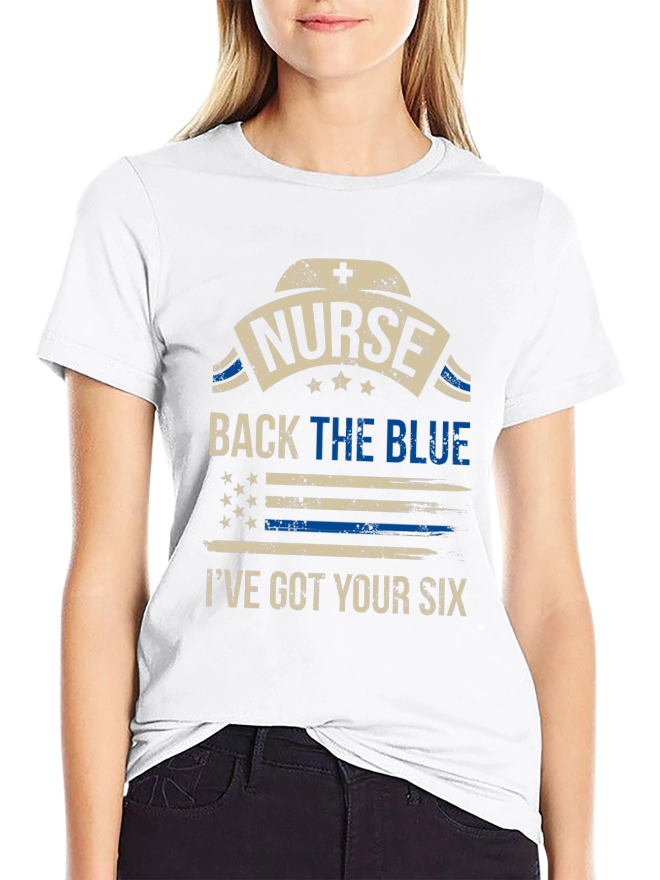 Nurse Back the Blue T-Shirt
