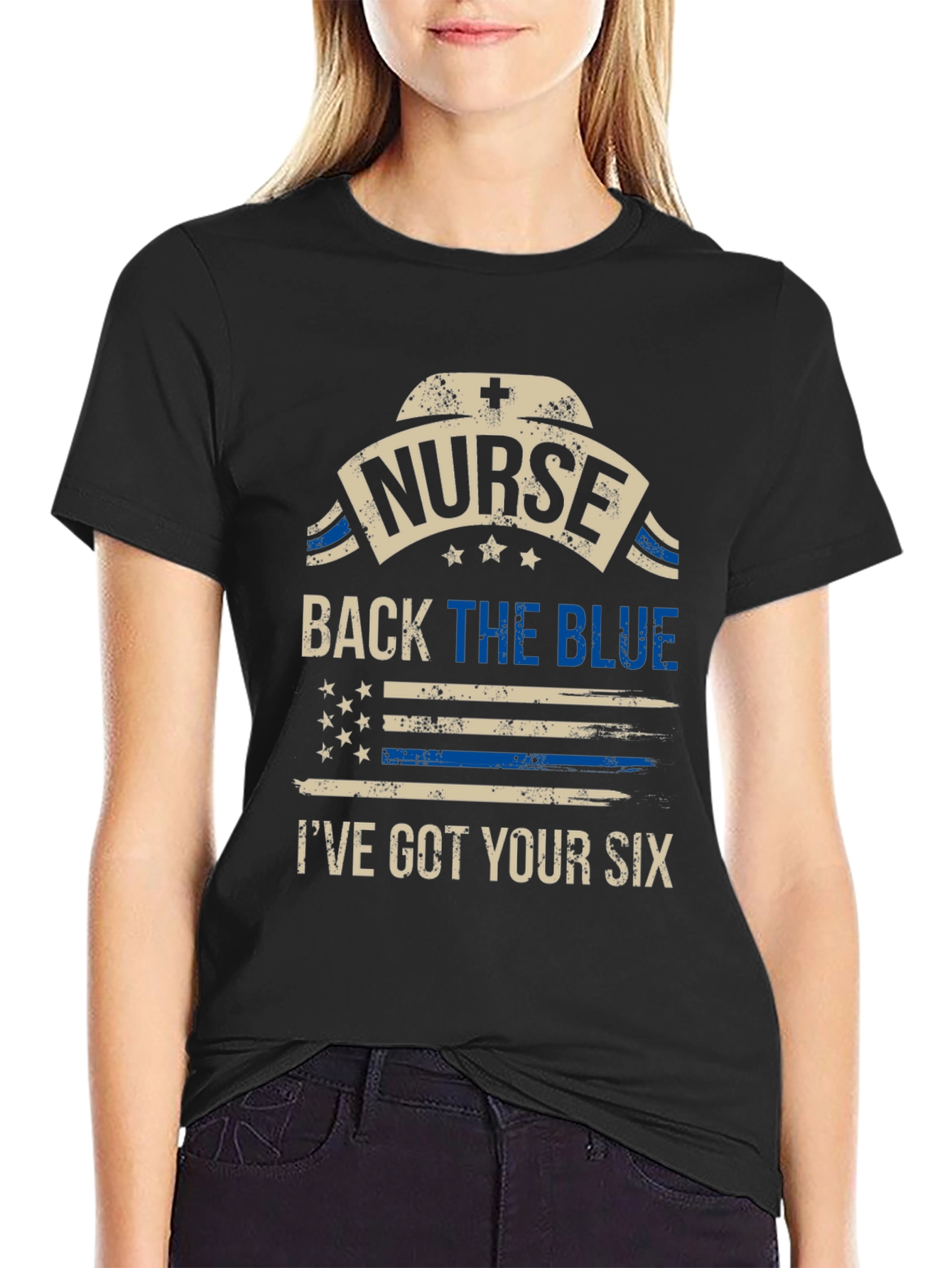 Nurse Back the Blue T-Shirt