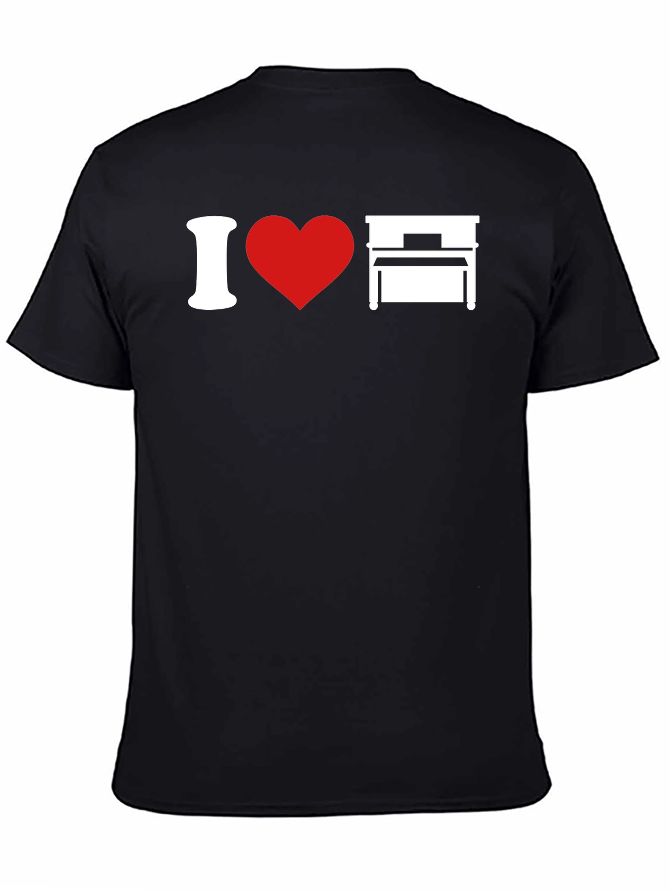 I Love Piano T-Shirt - Music Lover Tee