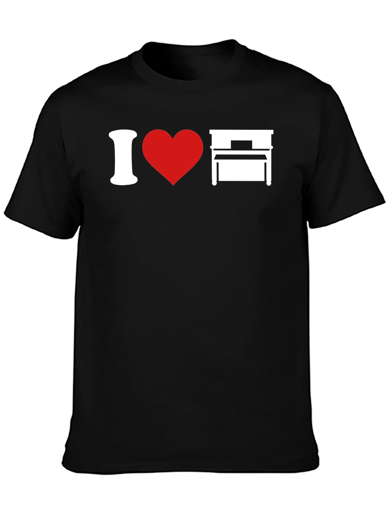 I Love Piano T-Shirt - Music Lover Tee