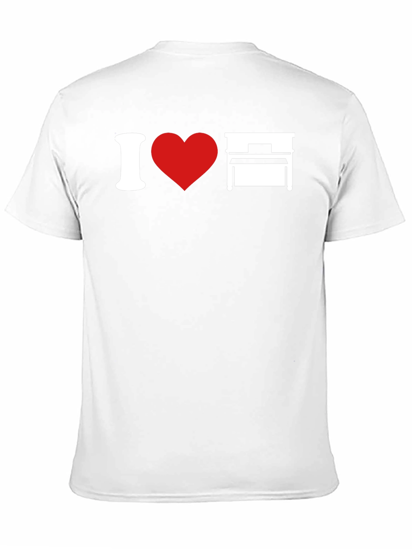 I Love Piano T-Shirt - Music Lover Tee