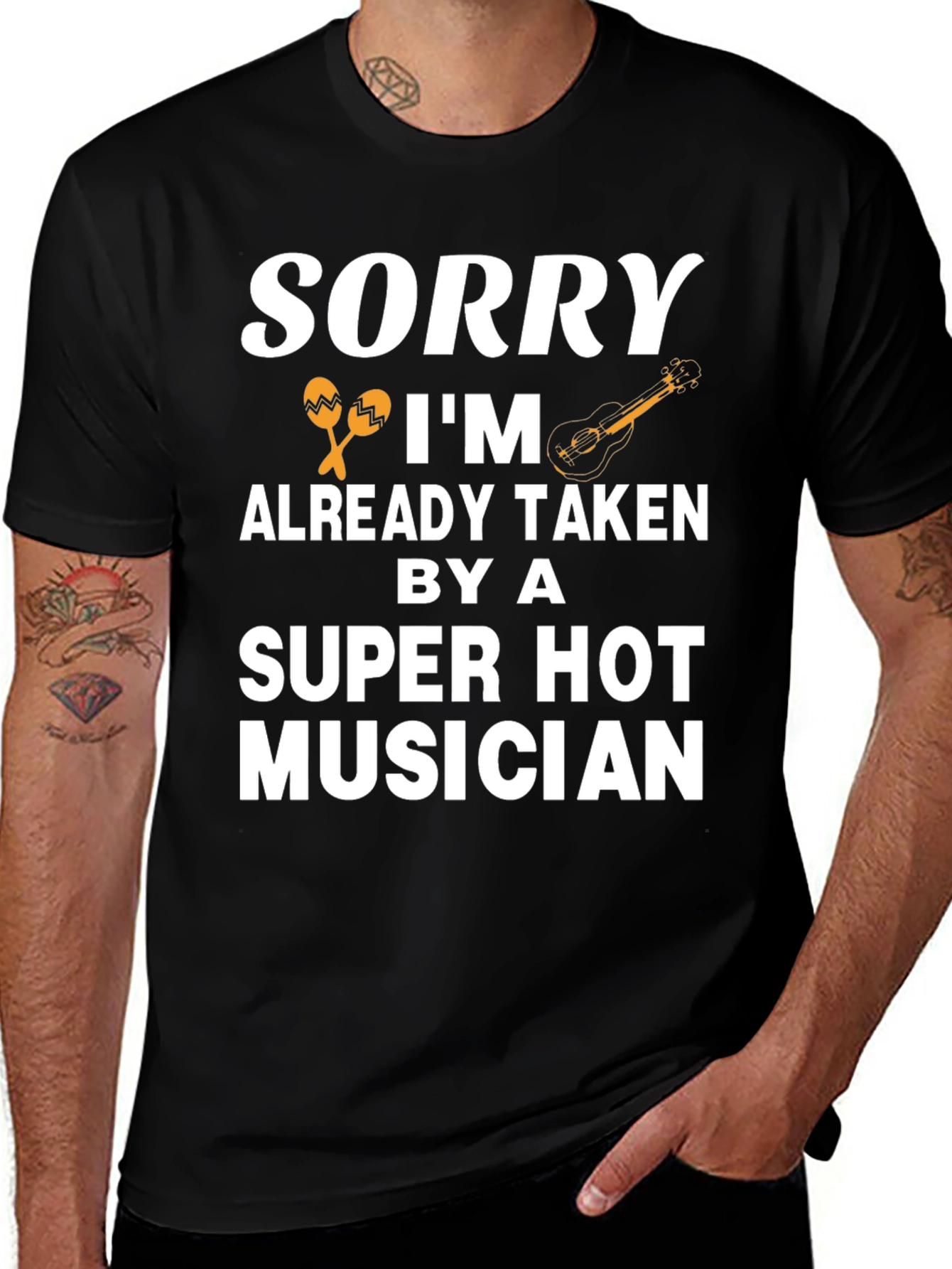 Sorry Im Taken Musician T-Shirt