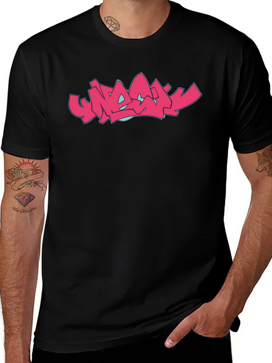 Graffiti Style Graphic Tee - Bold Streetwear Fashion