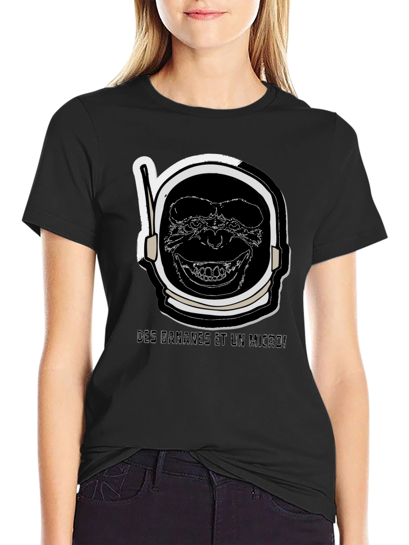 Ape Astronaut Black T-Shirt