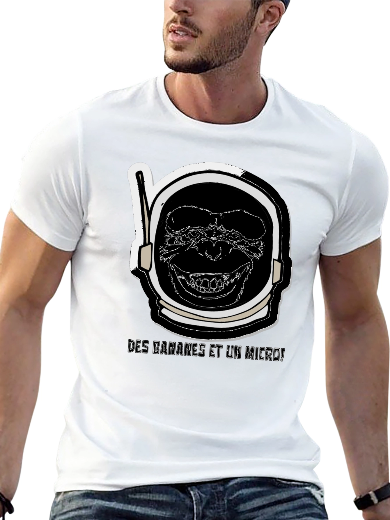 Ape Astronaut Black T-Shirt