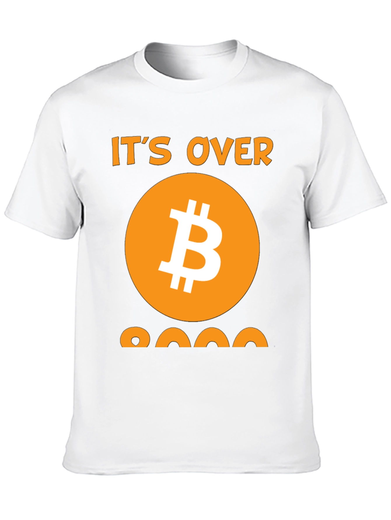 Its Over 9000 Bitcoin T-Shirt - Crypto HODL