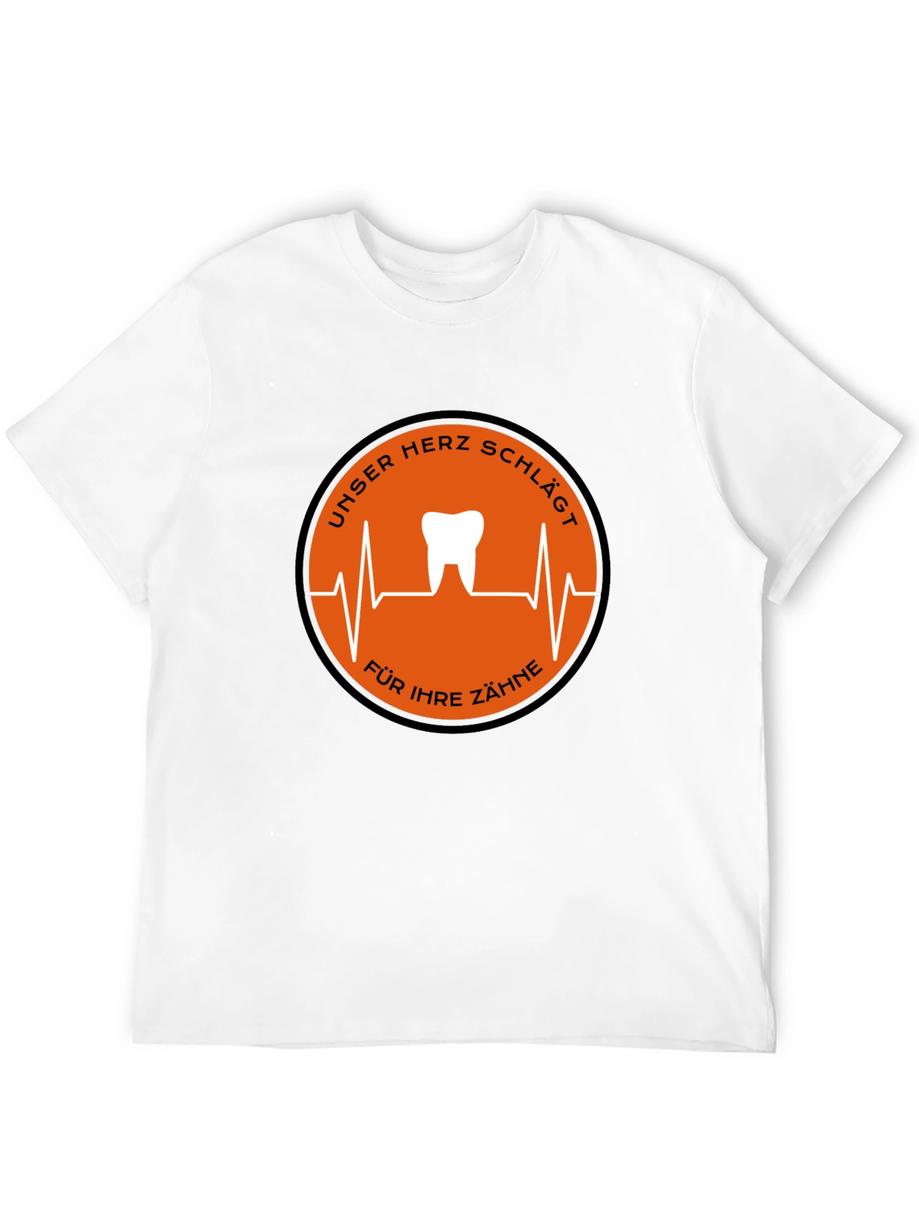 Dentist Heartbeat T-Shirt - Black Graphic Tee