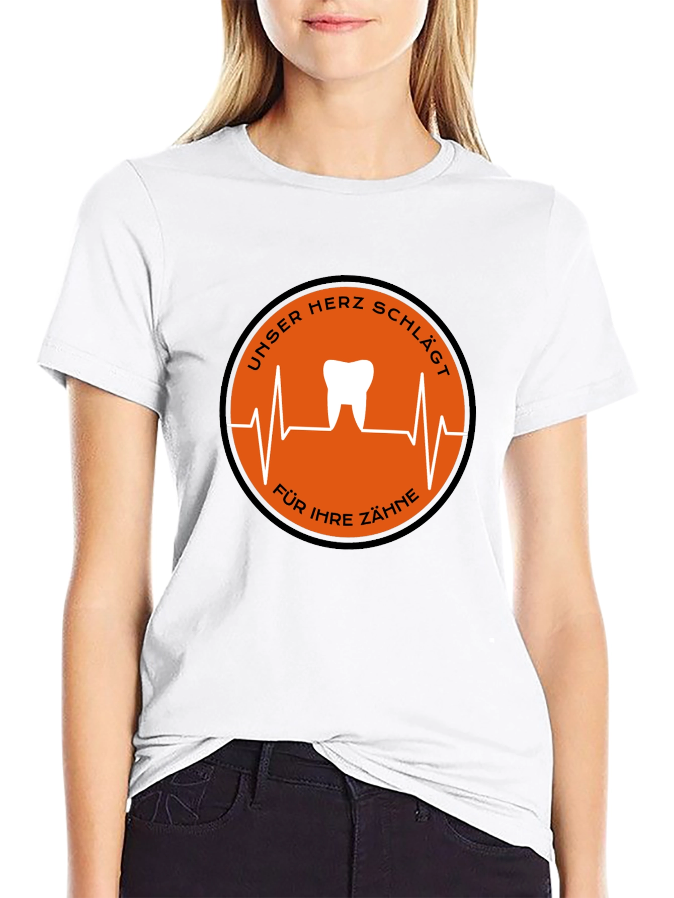 Dentist Heartbeat T-Shirt - Black Graphic Tee