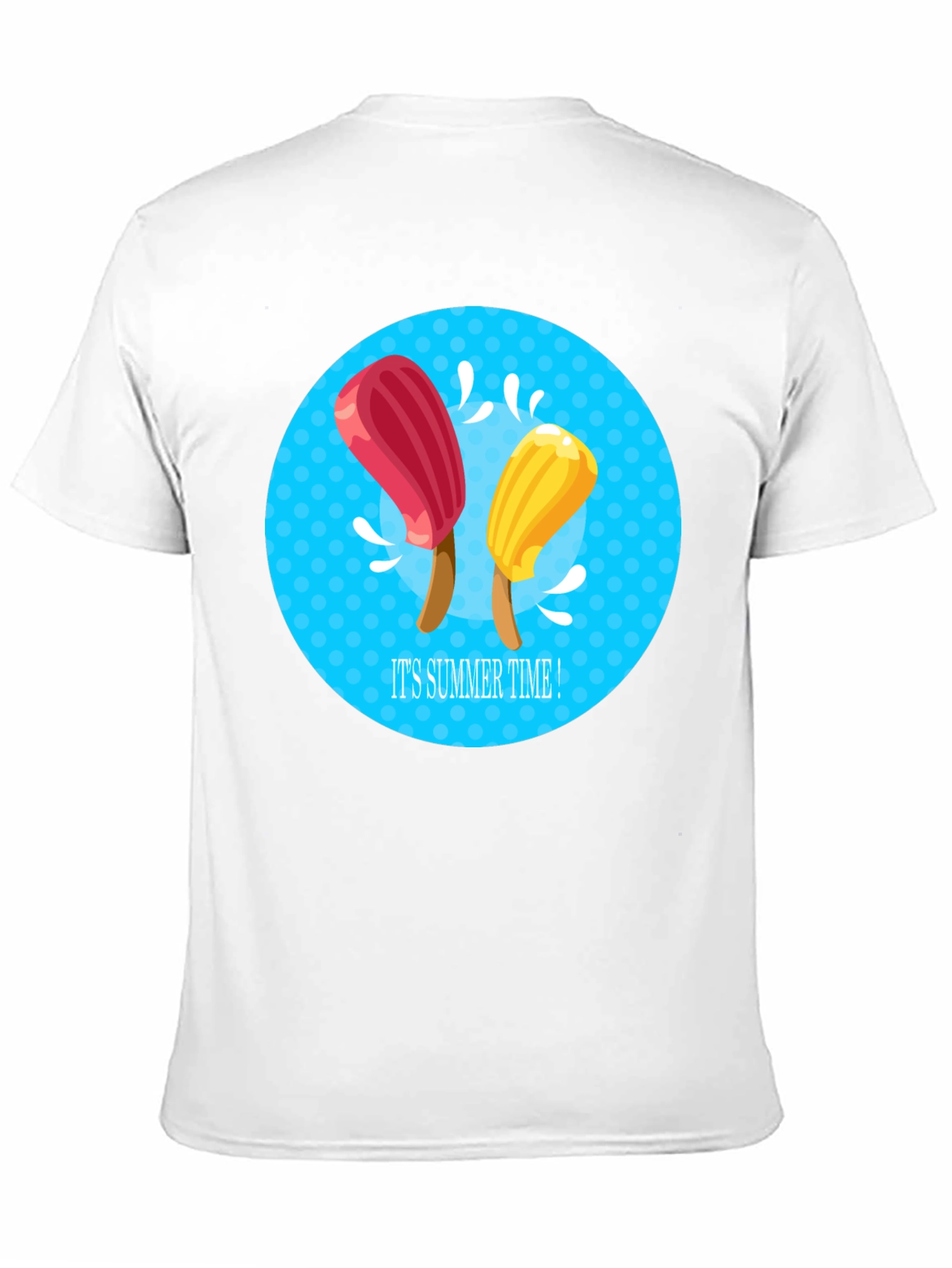 Its Summer Time Black Graphic Tee