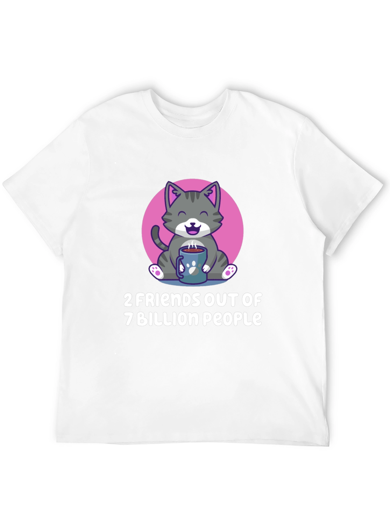 Cute Cat 2 Friends T-Shirt