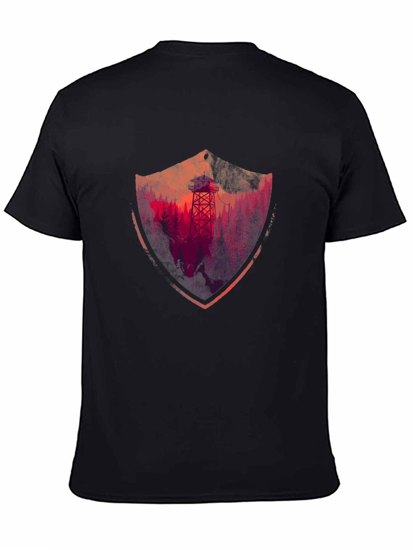 Forest Lookout Graphic Tee - Nature Inspired Design