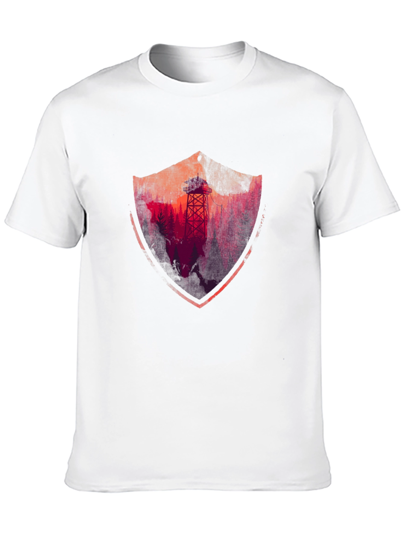 Forest Lookout Graphic Tee - Nature Inspired Design