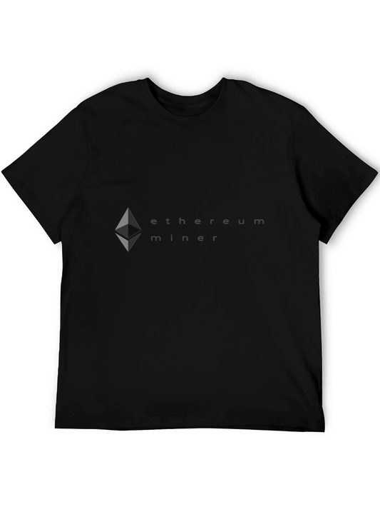 Ethereum Miner Graphic Tee - Crypto Enthusiast Shirt