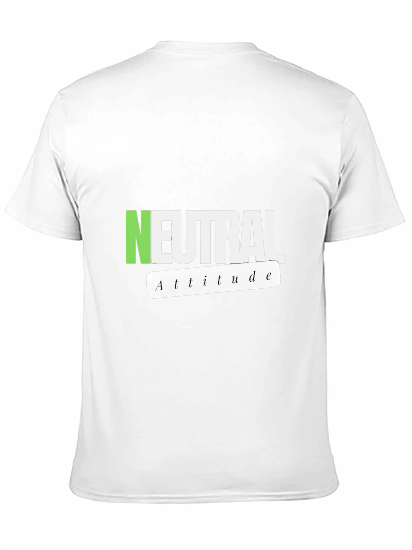 Neutral Attitude Graphic Tee - Stylish Casual Wear