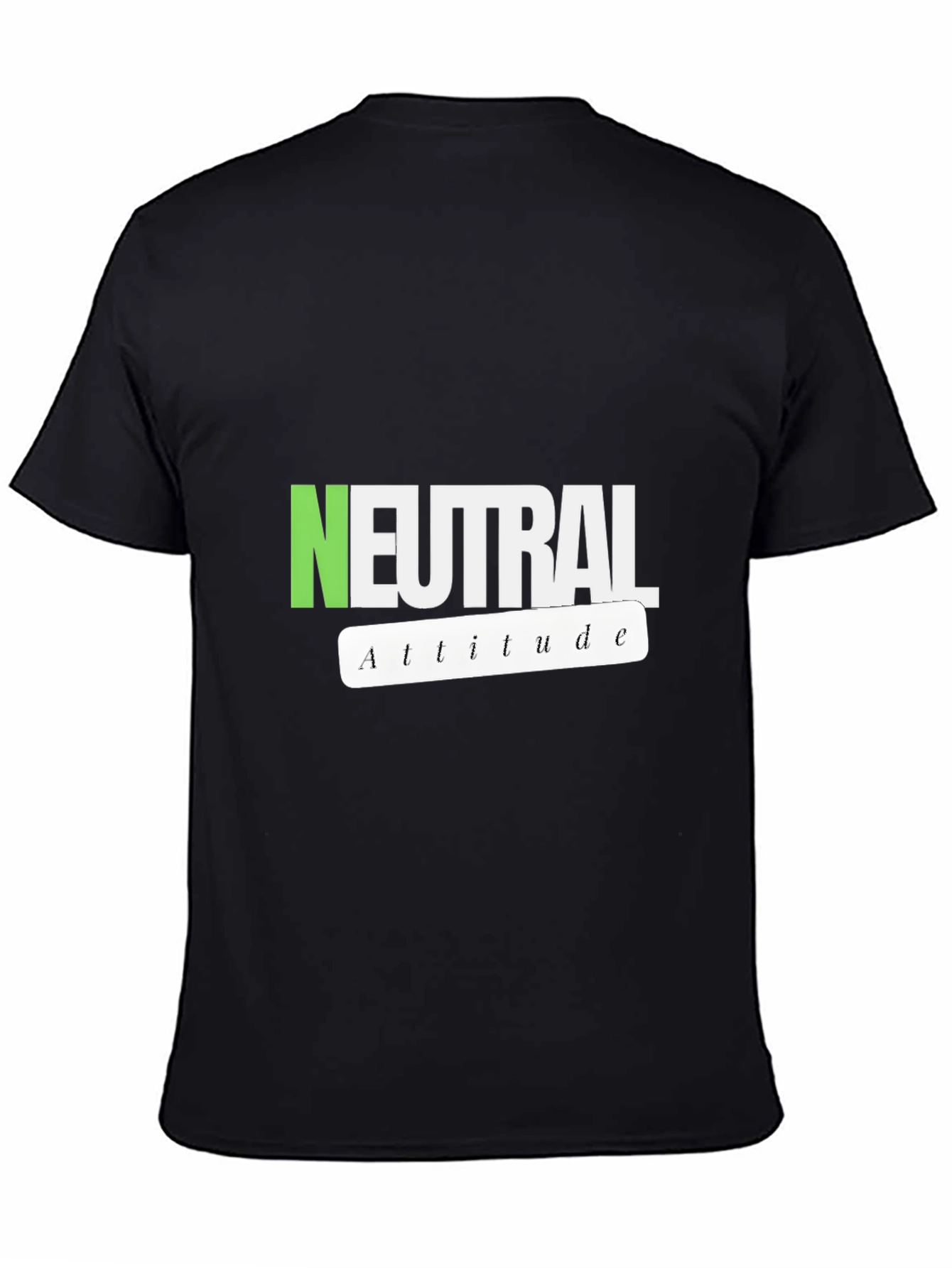 Neutral Attitude Graphic Tee - Stylish Casual Wear