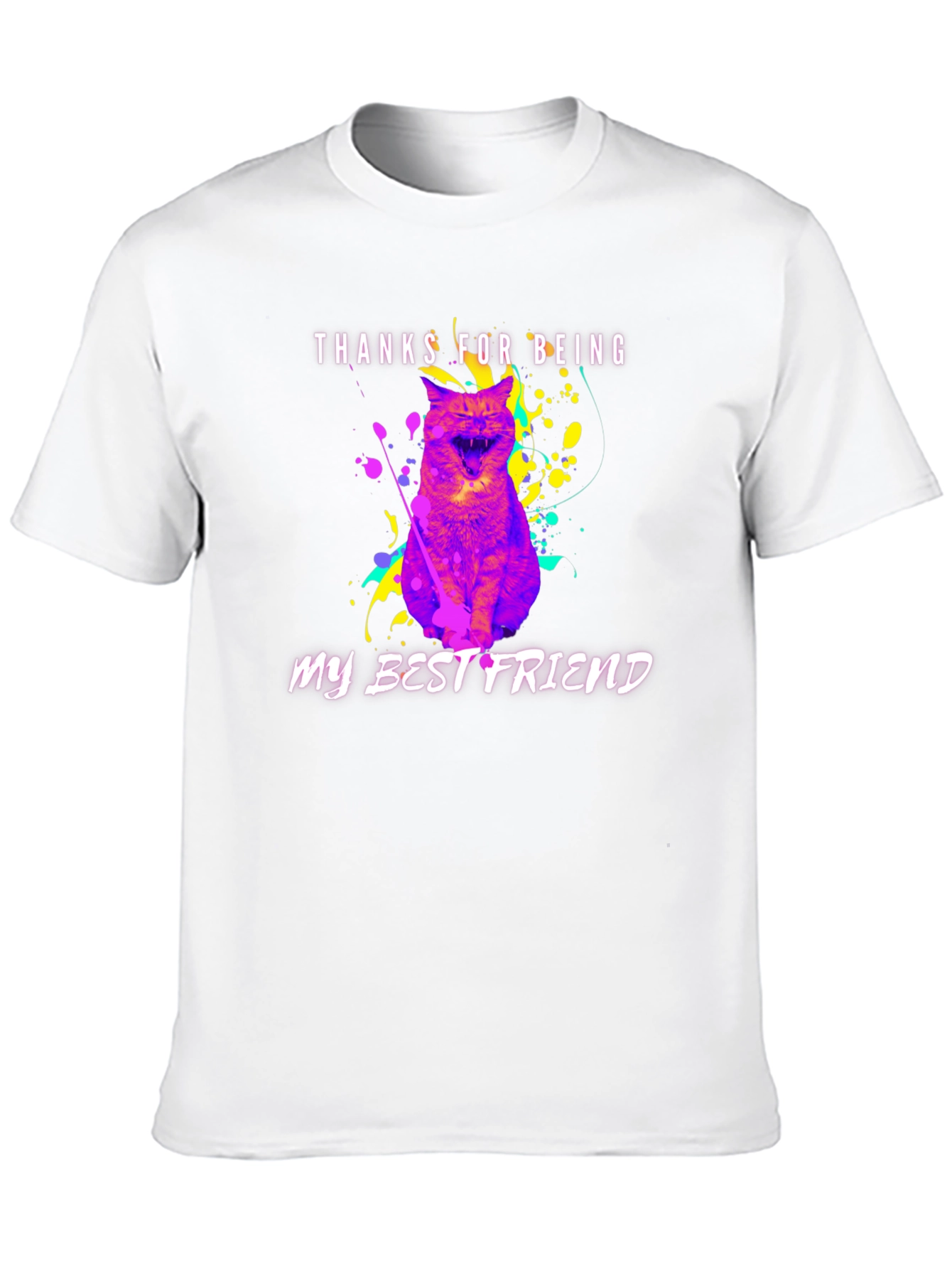 Thanks for Being My Best Friend Cat T-Shirt