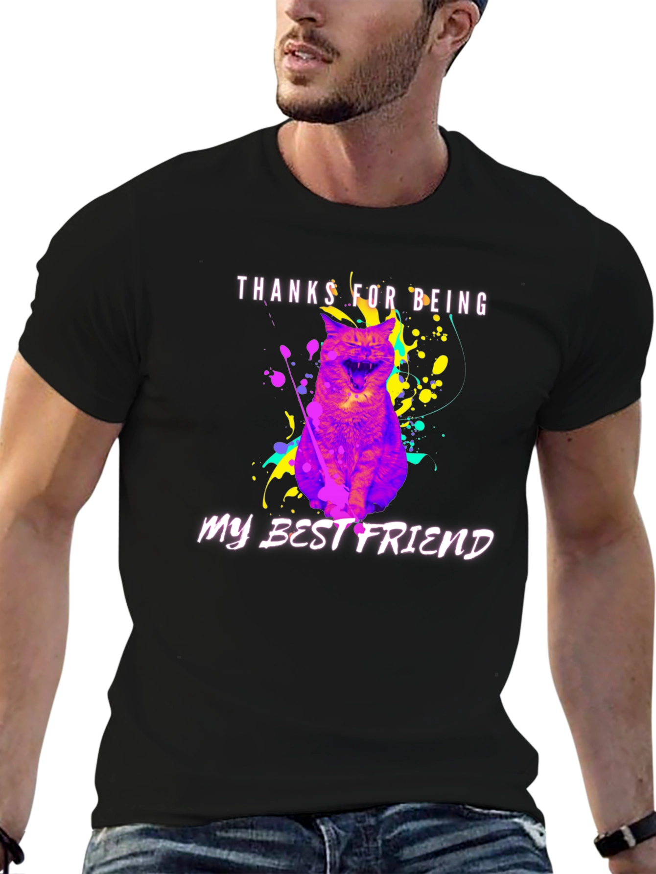 Thanks for Being My Best Friend Cat T-Shirt