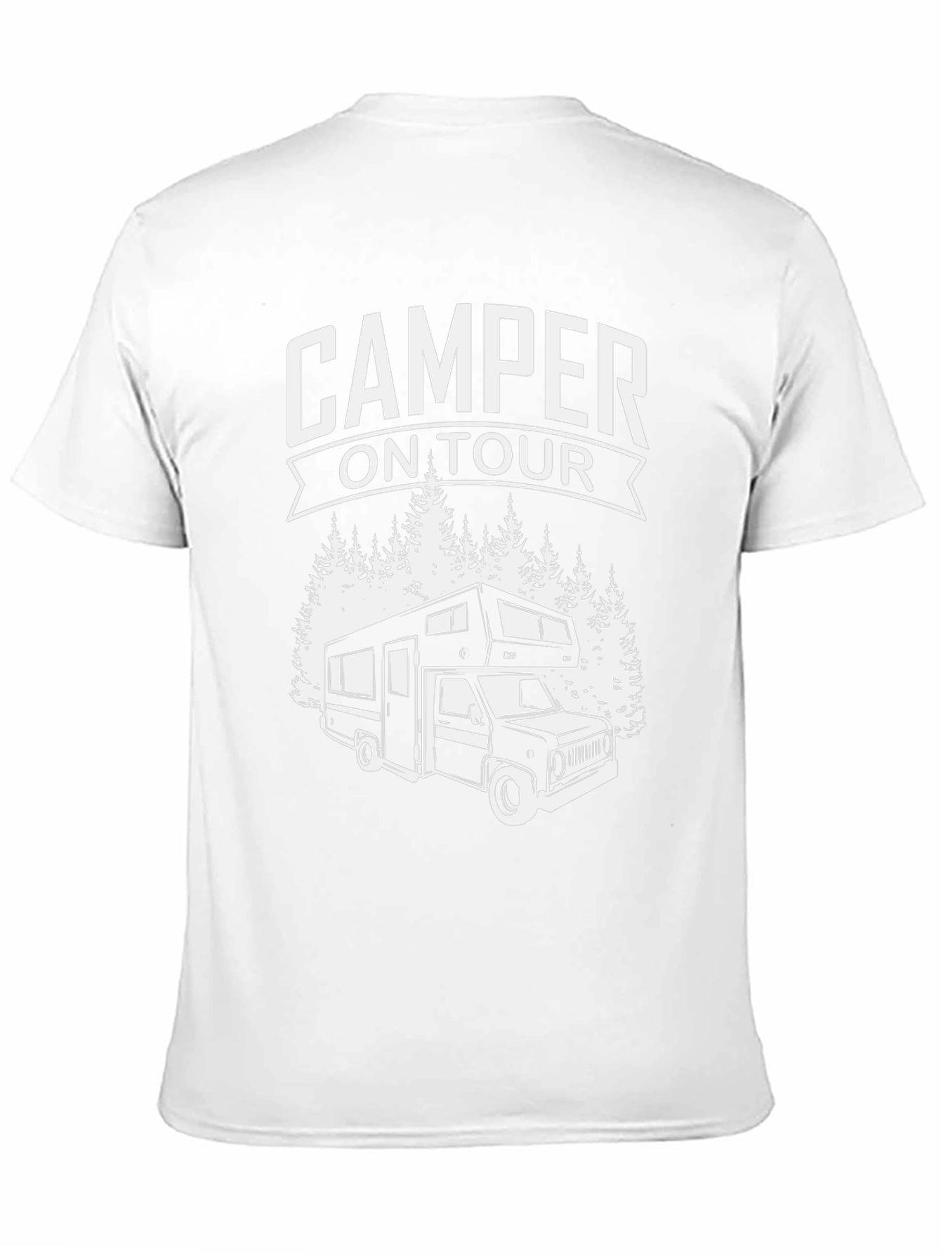 Camper On Tour Graphic Tee - Black