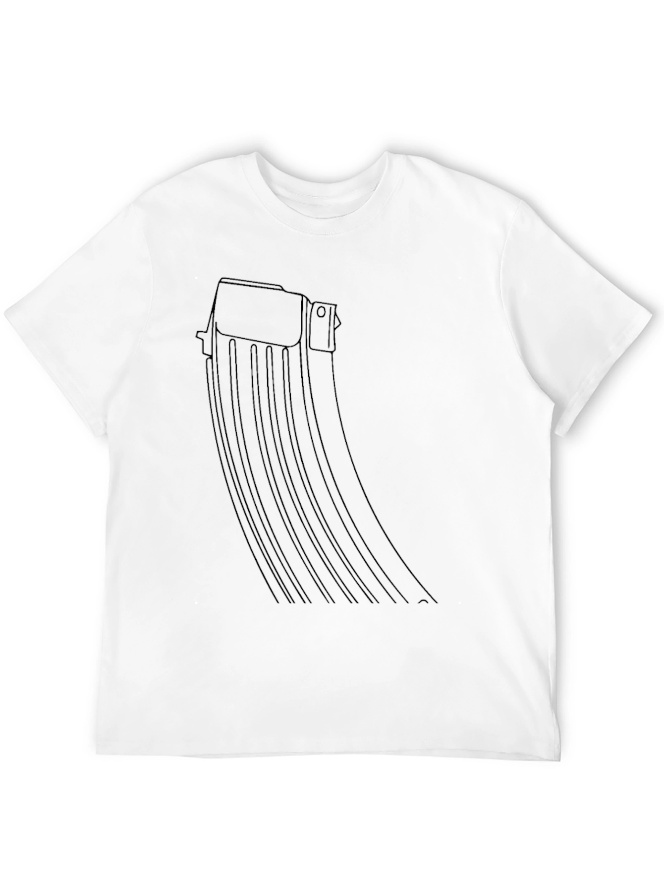 Black AK-47 Magazine Graphic Tee - Tactical Style
