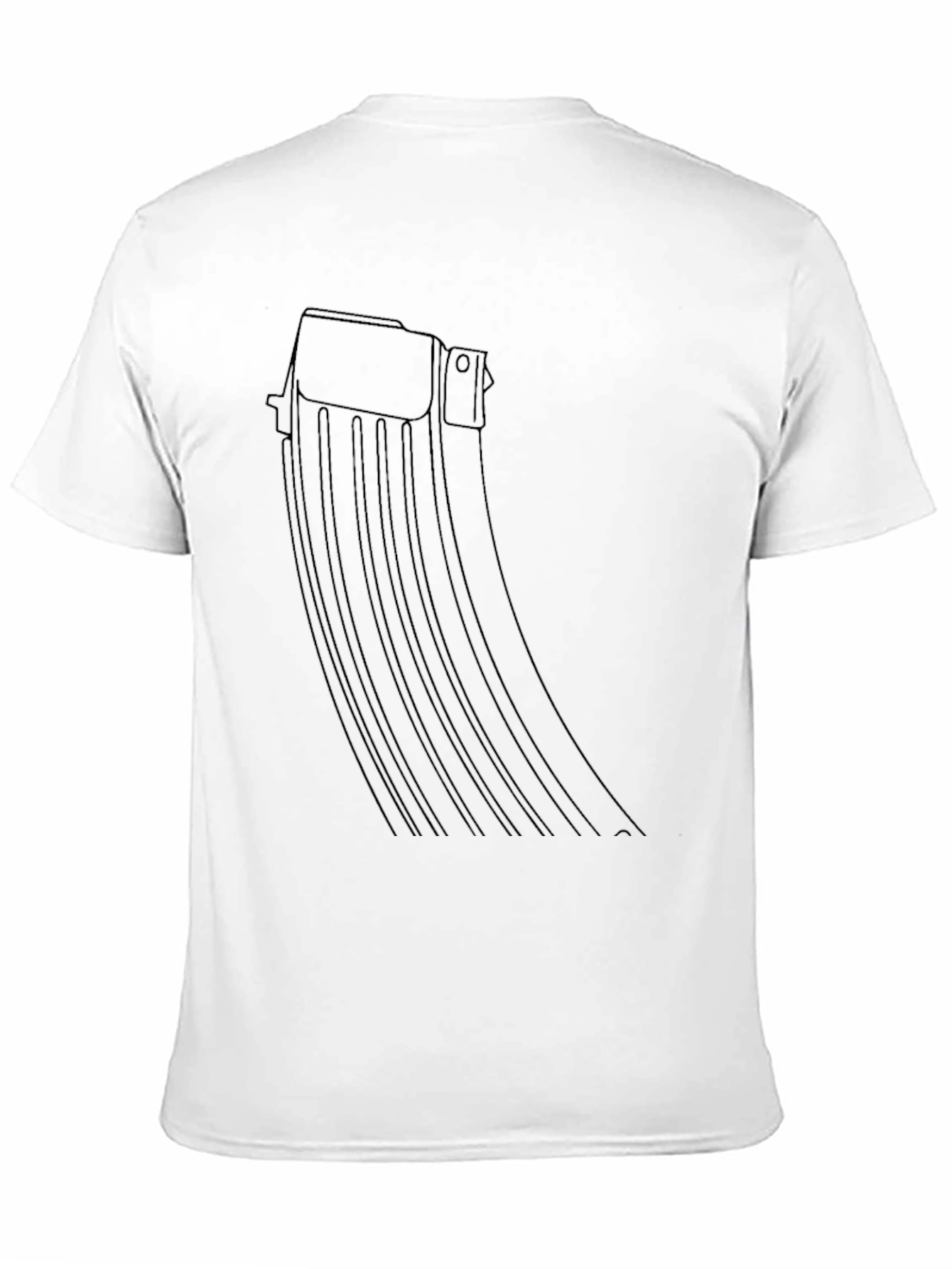 Black AK-47 Magazine Graphic Tee - Tactical Style