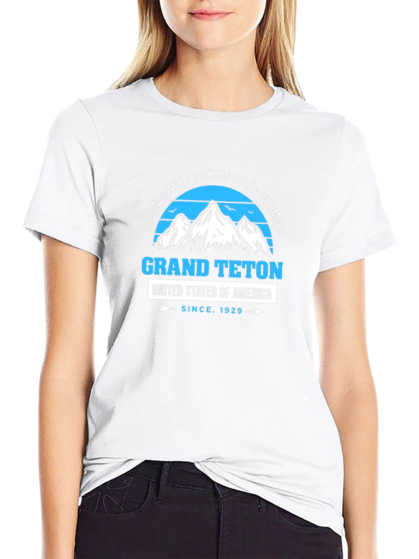 Grand Teton Tee - Mountain Graphic Print T-Shirt