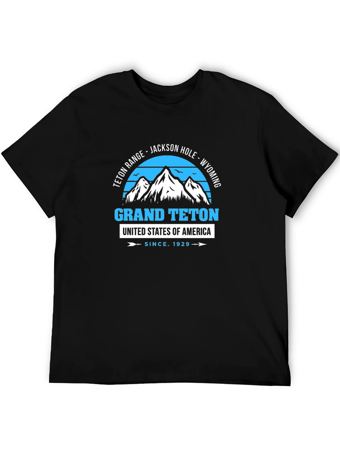 Grand Teton Tee - Mountain Graphic Print T-Shirt