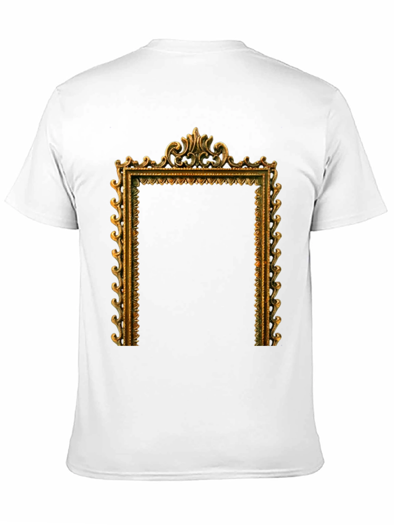 Ornate Frame Graphic T-Shirt - Black