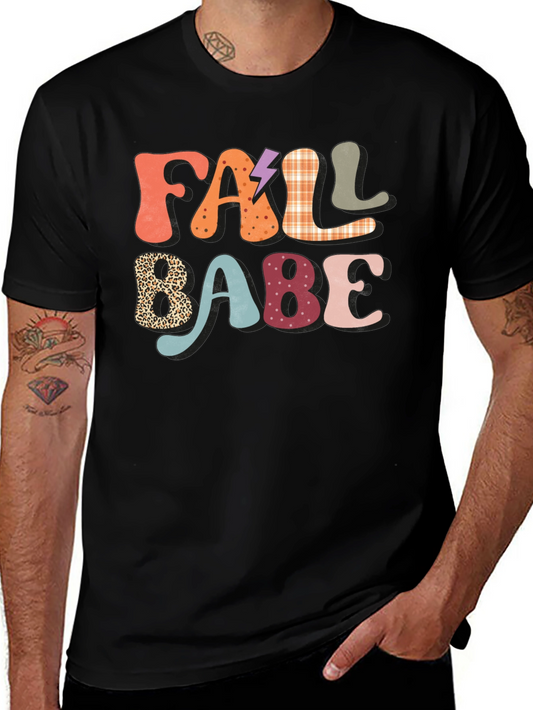 Fall Babe Graphic Tee - Trendy & Fun Autumn Shirt